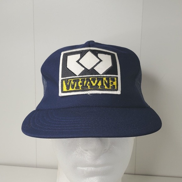 VTG Whayne Supply Patch CAT Backhoe Caterpillar Snapback Cap Trucker Hat USA - Picture 2 of 9